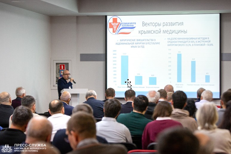 Хирурги ГБУЗ РК «РКБ им. Н.А. Семашко» приняли участие в научно-практической конференции «Миниинвазивные хирургические технологии в Крыму».